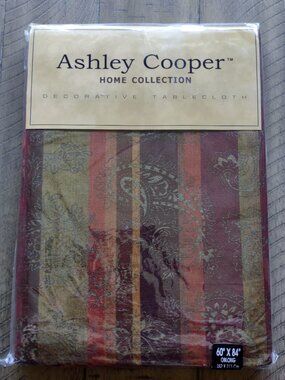 Tablecloth Autumn/Fall Ashley Cooper Oblong-60 X 84- 100% Cotton NEW
